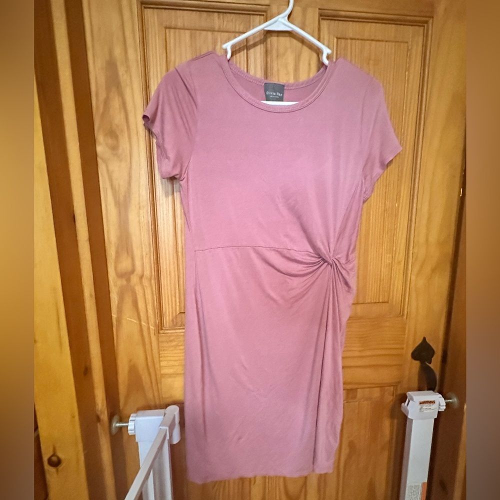Olivia Rae Blush Short Sleeve Dress